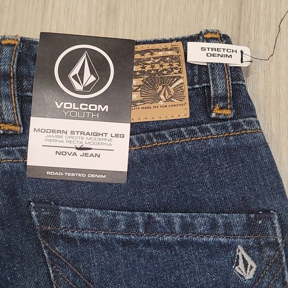 Volcom modern straight leg Nova jeans size 23 - Picture 6 of 6